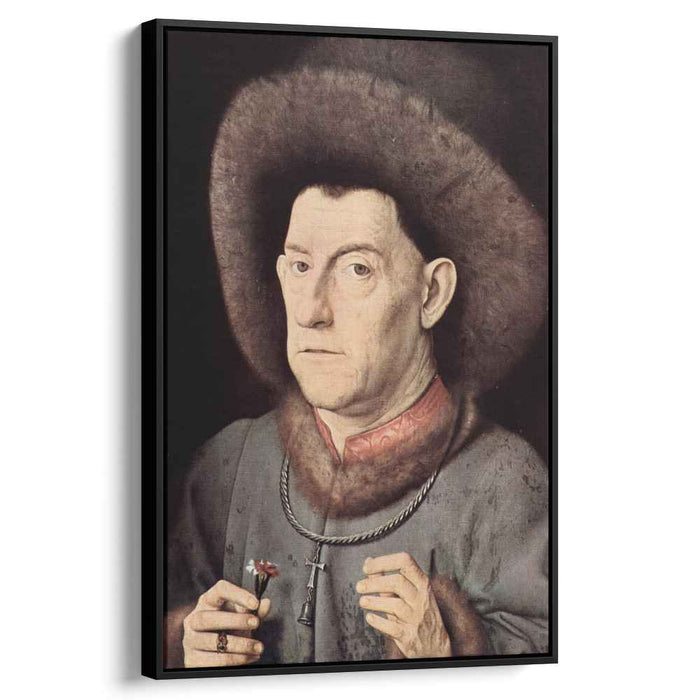Portrait of a Man with Carnation (1435) by Jan van Eyck
