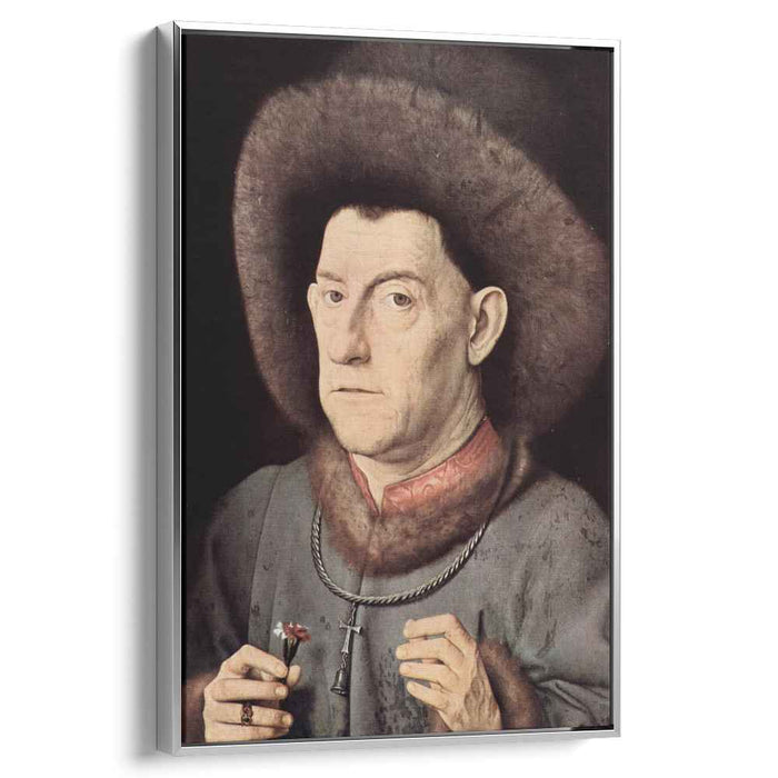Portrait of a Man with Carnation (1435) by Jan van Eyck