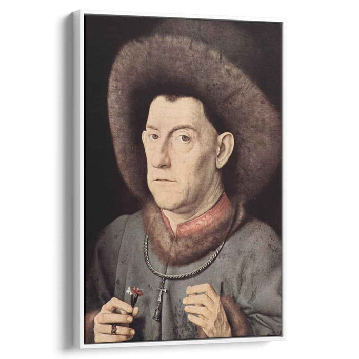 Portrait of a Man with Carnation (1435) by Jan van Eyck