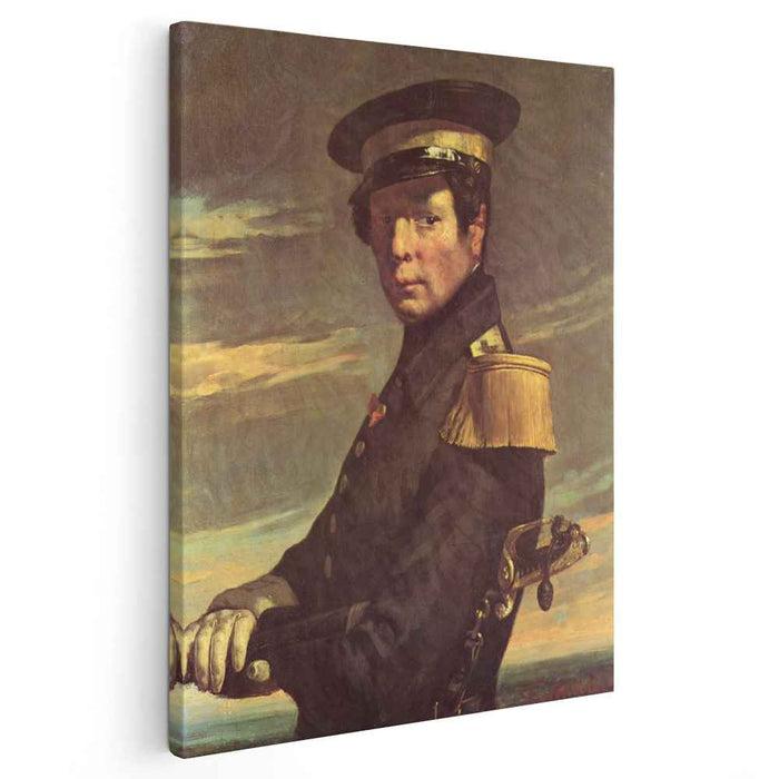Portrait of a naval officer by Jean-Francois Millet