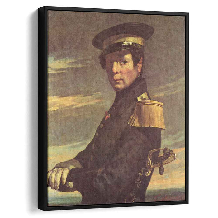 Portrait of a naval officer by Jean-Francois Millet