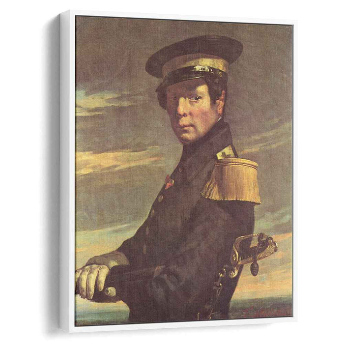 Portrait of a naval officer by Jean-Francois Millet
