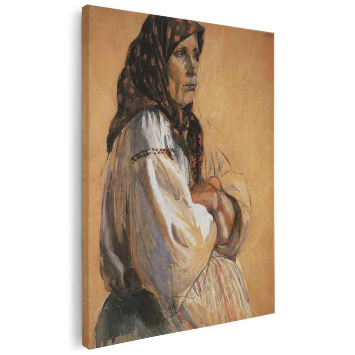 Portrait of a nurse (1903) by Zinaida Serebriakova