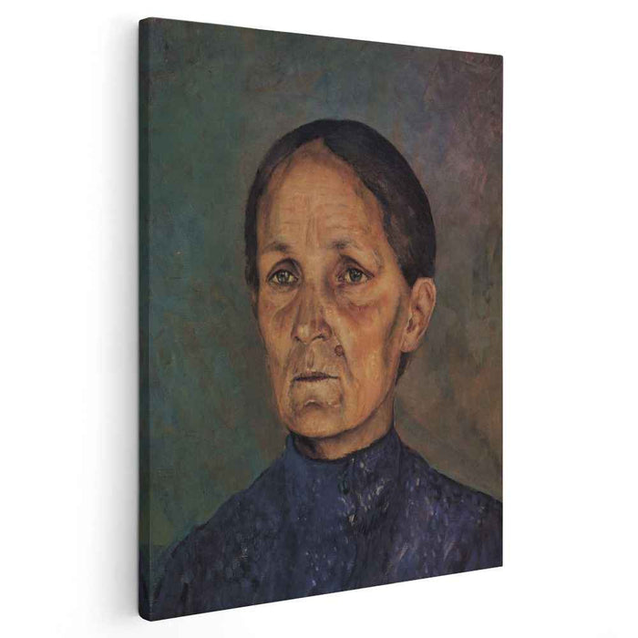 Portrait of A.P.Petrovoy-Vodkin, artist's mother by Kuzma Petrov-Vodkin