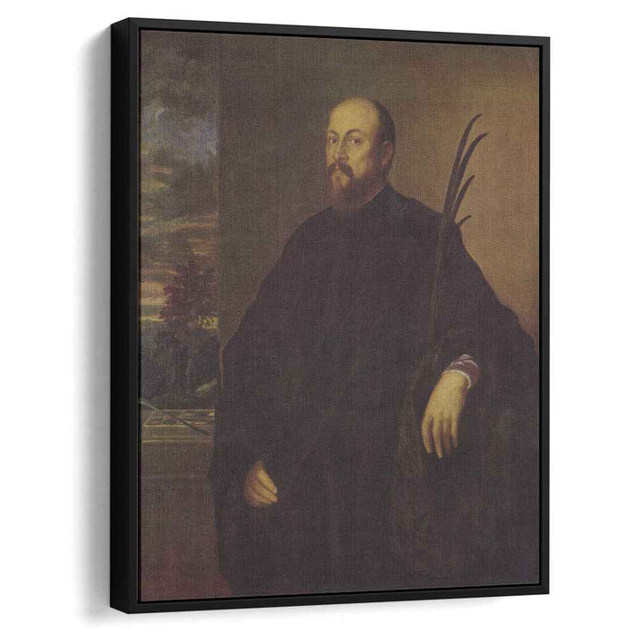 Portrait of a Painter with a Palm Leaf (1561) by Titian