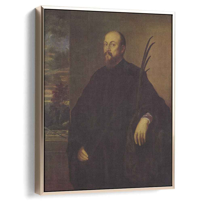 Portrait of a Painter with a Palm Leaf (1561) by Titian