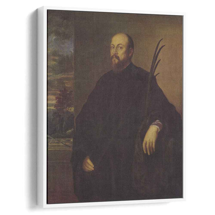 Portrait of a Painter with a Palm Leaf (1561) by Titian