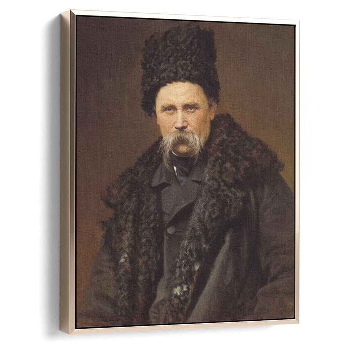 Portrait of a poet and artist Taras Shevchenko (1871) by Ivan Kramskoy