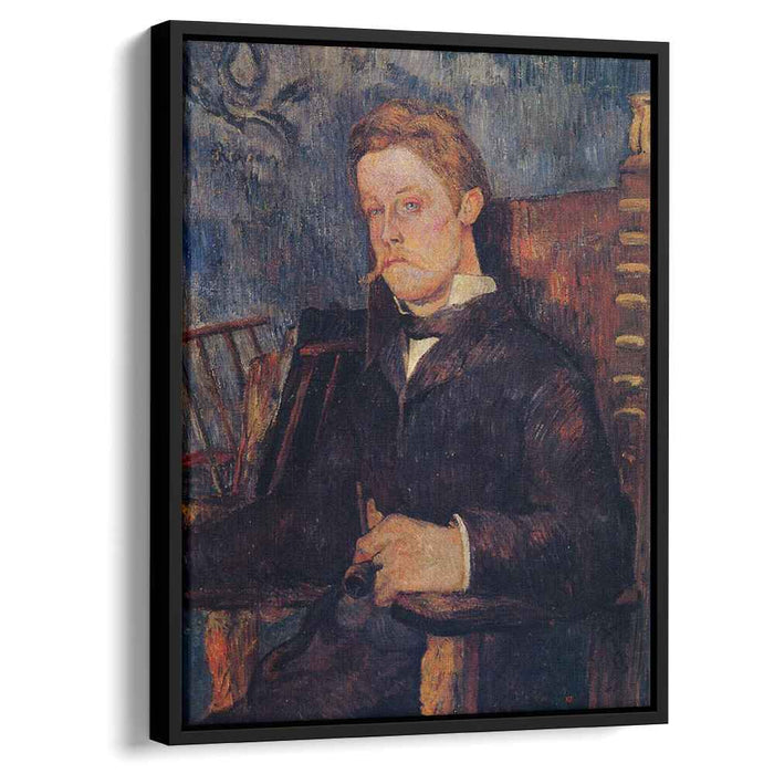 Portrait of a seated man (1884) by Paul Gauguin