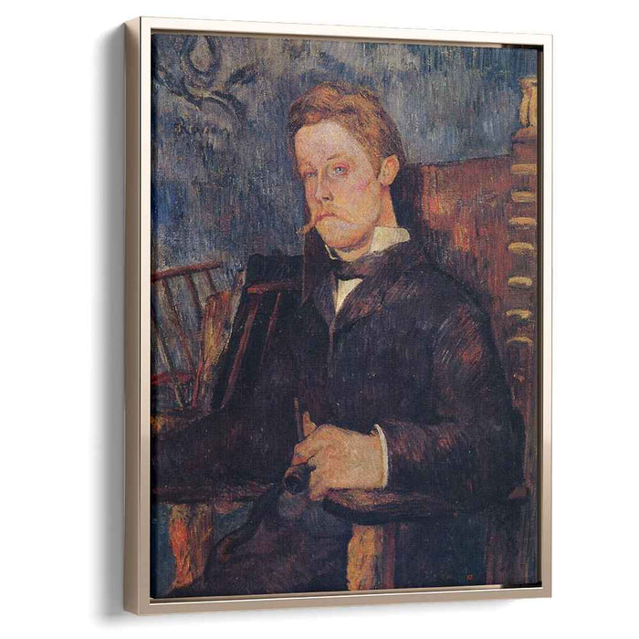 Portrait of a seated man (1884) by Paul Gauguin