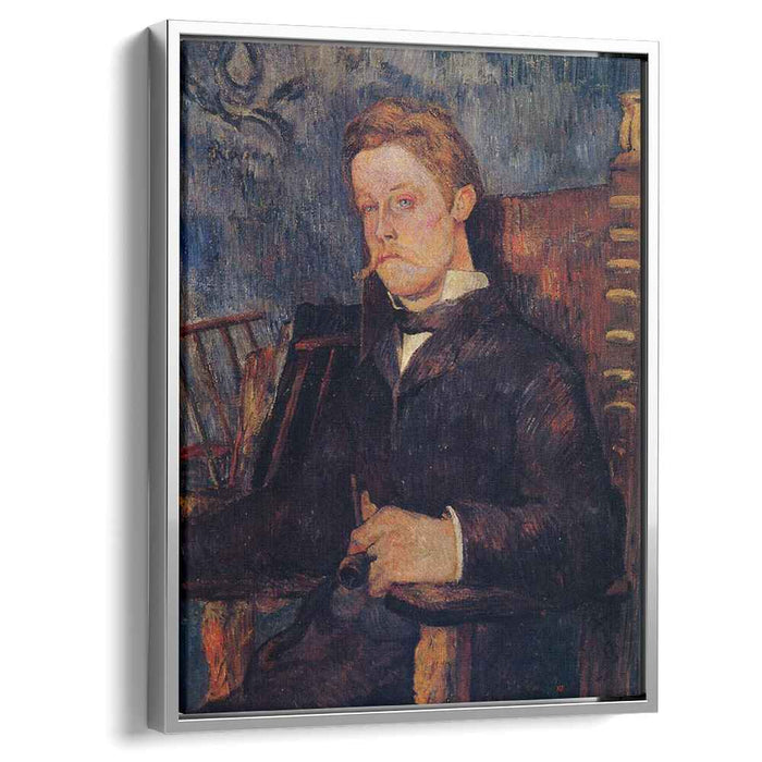 Portrait of a seated man (1884) by Paul Gauguin