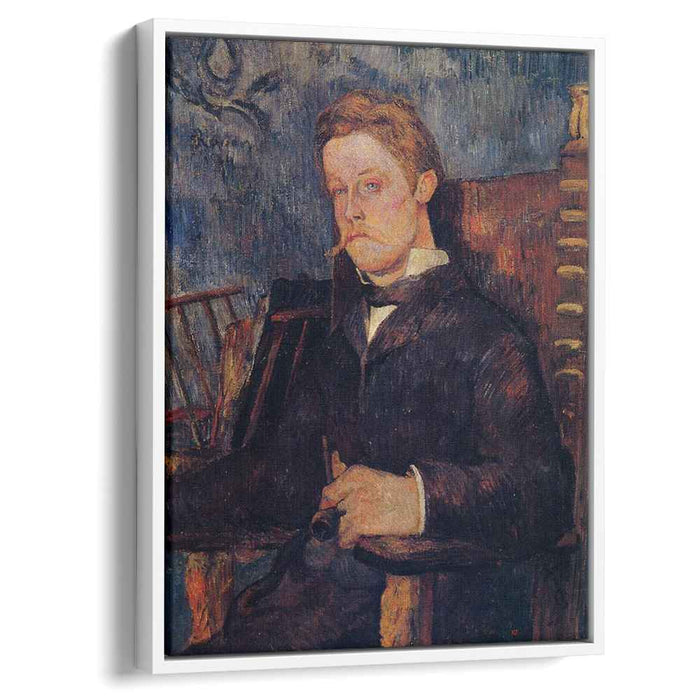 Portrait of a seated man (1884) by Paul Gauguin