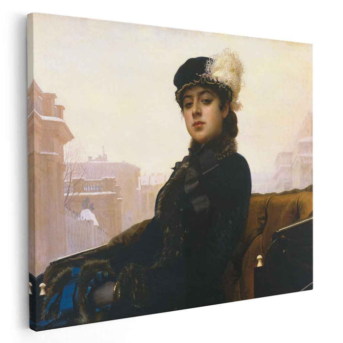 Portrait of a woman (1883) by Ivan Kramskoy