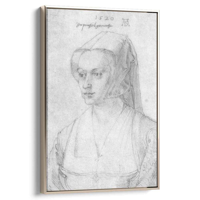 Portrait of a woman from Brussels (1520) by Albrecht Durer