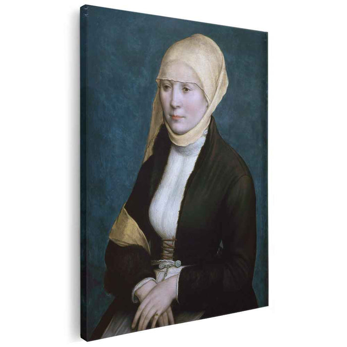 Portrait of a woman from southern Germany . (1523) by Hans Holbein the Younger