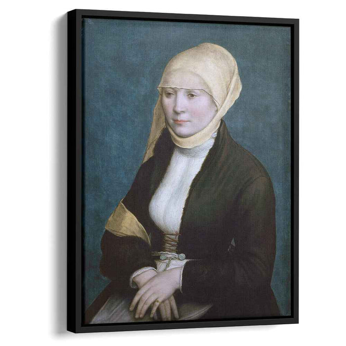 Portrait of a woman from southern Germany . (1523) by Hans Holbein the Younger