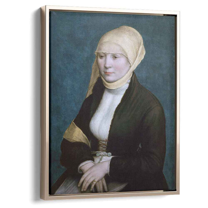 Portrait of a woman from southern Germany . (1523) by Hans Holbein the Younger