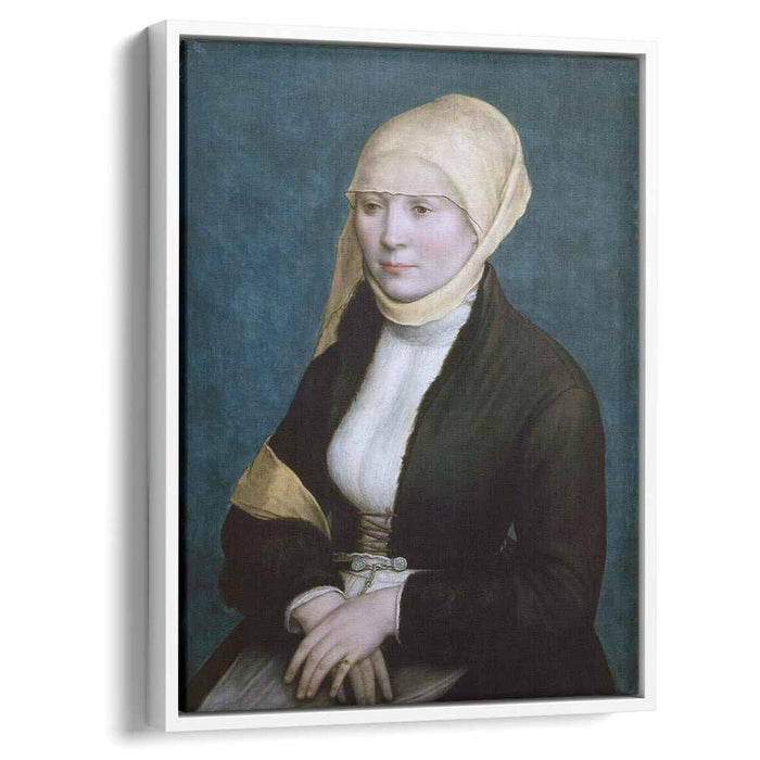 Portrait of a woman from southern Germany . (1523) by Hans Holbein the Younger