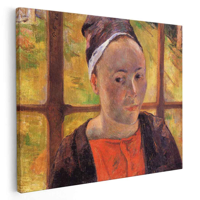 Portrait of a woman (Marie Lagadu) (1888) by Paul Gauguin