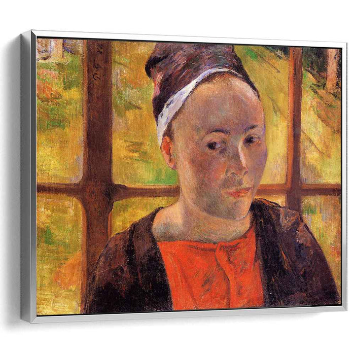 Portrait of a woman (Marie Lagadu) (1888) by Paul Gauguin