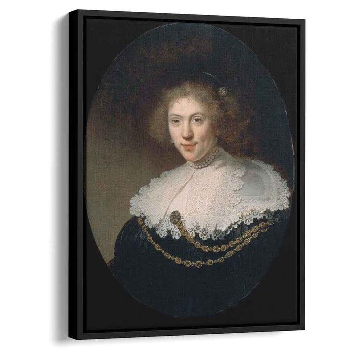 Portrait of a Woman Wearing a Gold Chain (1634) by Rembrandt