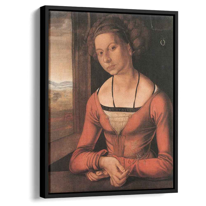 Portrait of Katharina Furlegerin with her Hair Up (Braided) (1497) by Albrecht Durer