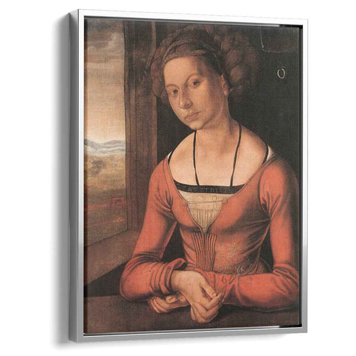 Portrait of Katharina Furlegerin with her Hair Up (Braided) (1497) by Albrecht Durer