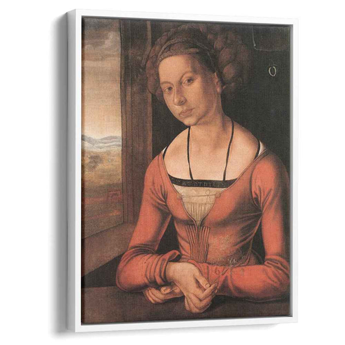 Portrait of Katharina Furlegerin with her Hair Up (Braided) (1497) by Albrecht Durer