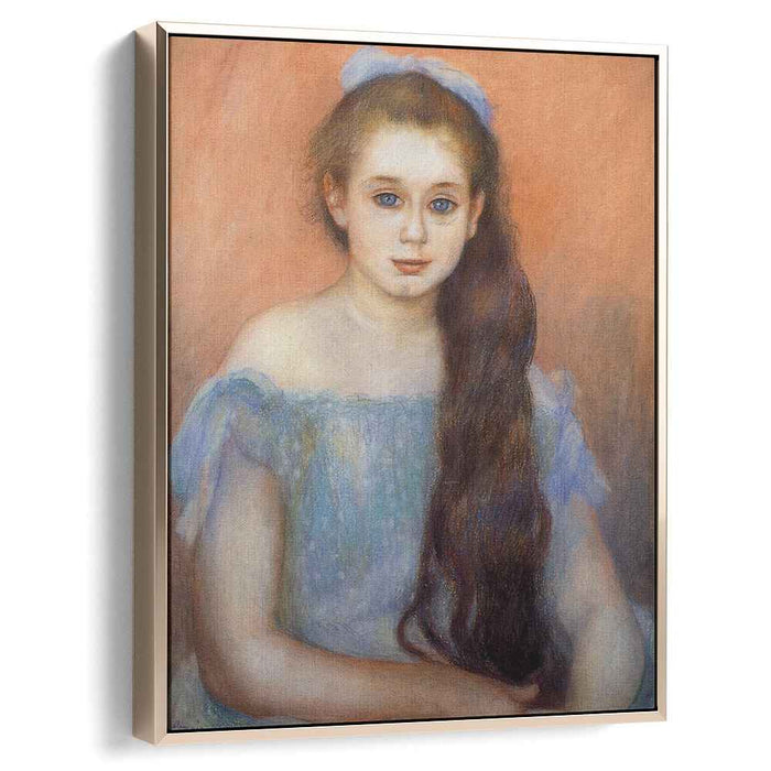Portrait of a Young Girl (1887) by Pierre-Auguste Renoir