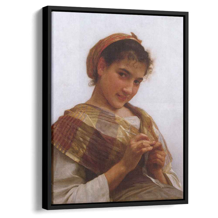 Portrait of a Young Girl Crocheting (1889) by William-Adolphe Bouguereau