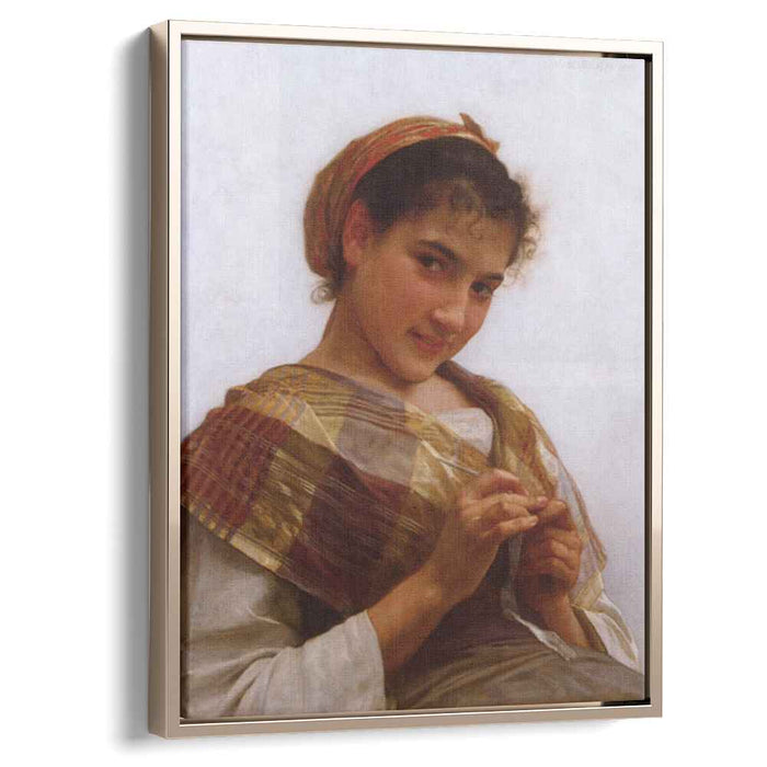 Portrait of a Young Girl Crocheting (1889) by William-Adolphe Bouguereau