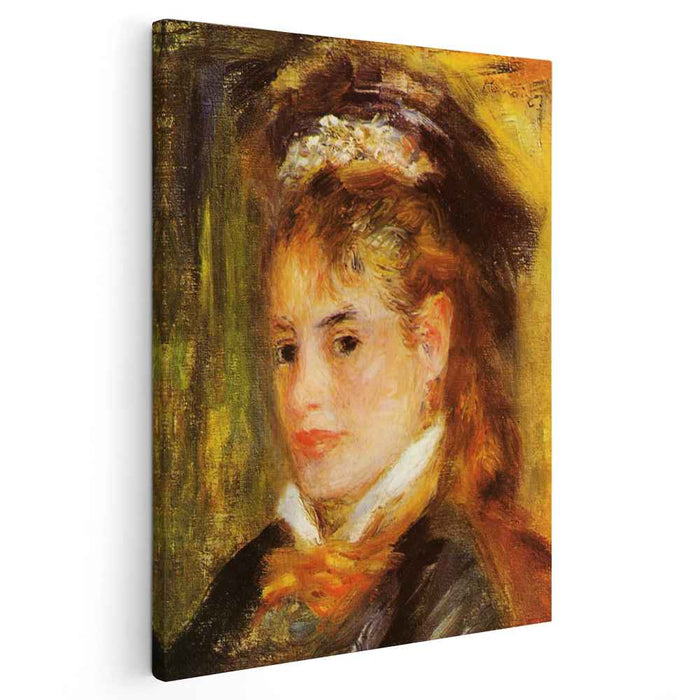Portrait of a Young Woman (1876) by Pierre-Auguste Renoir