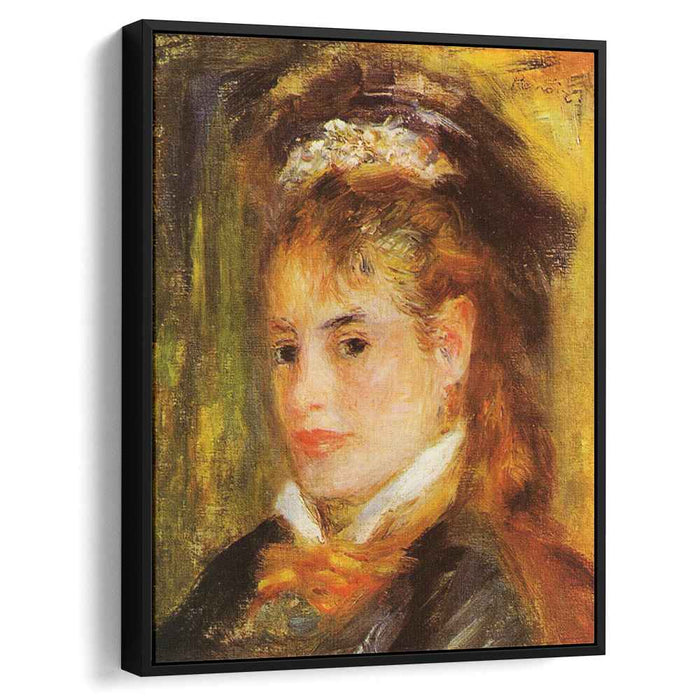 Portrait of a Young Woman (1876) by Pierre-Auguste Renoir