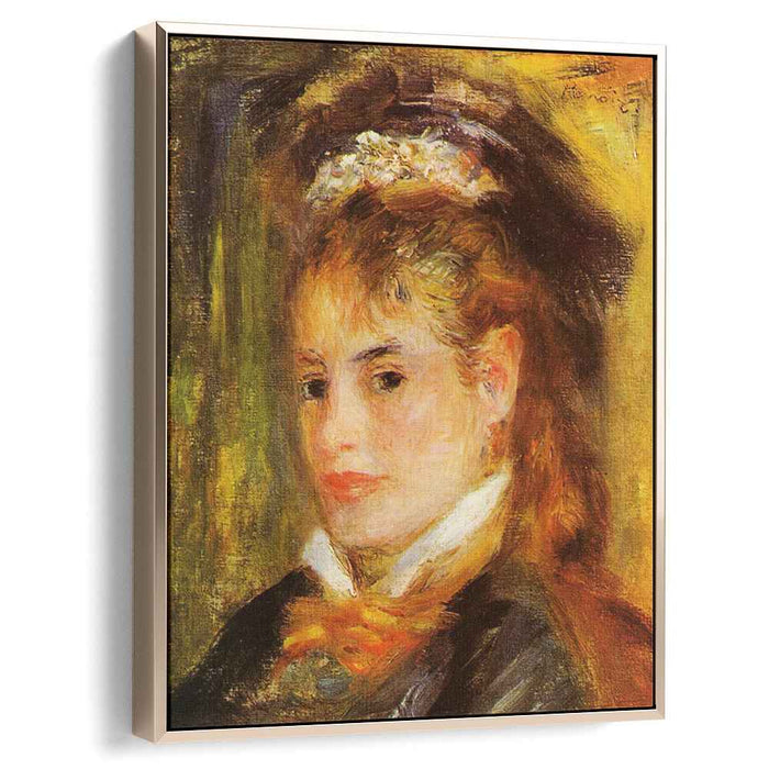 Portrait of a Young Woman (1876) by Pierre-Auguste Renoir