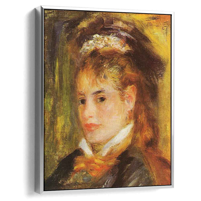 Portrait of a Young Woman (1876) by Pierre-Auguste Renoir