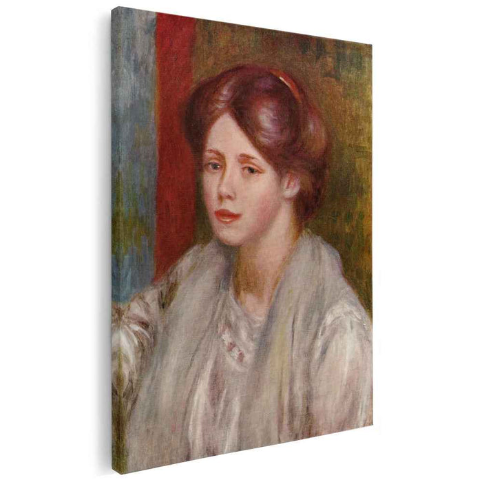 Portrait of a Young Woman (1887) by Pierre-Auguste Renoir