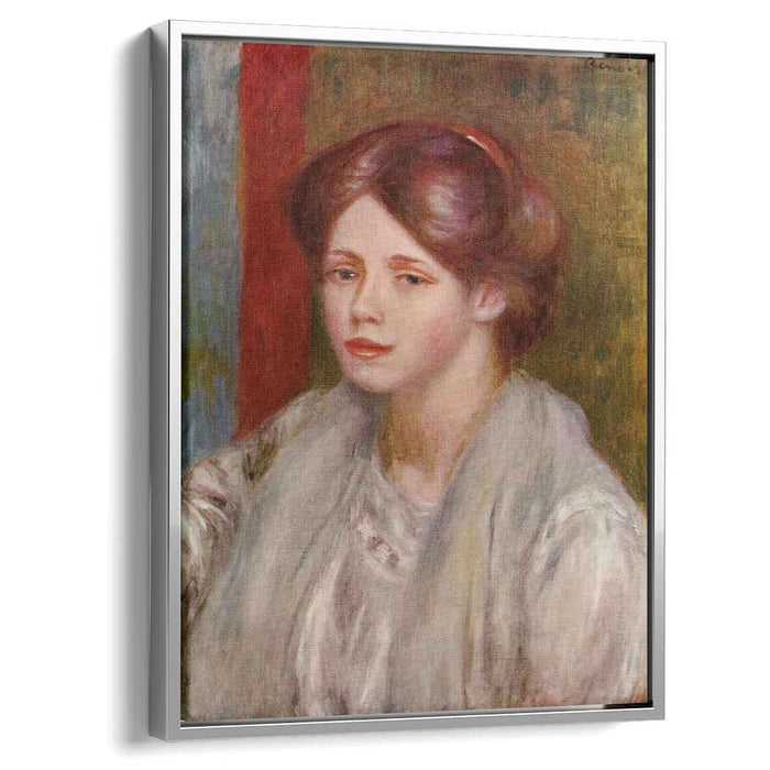 Portrait of a Young Woman (1887) by Pierre-Auguste Renoir