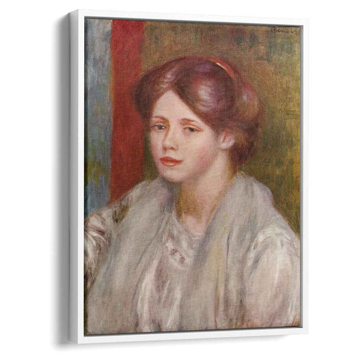 Portrait of a Young Woman (1887) by Pierre-Auguste Renoir