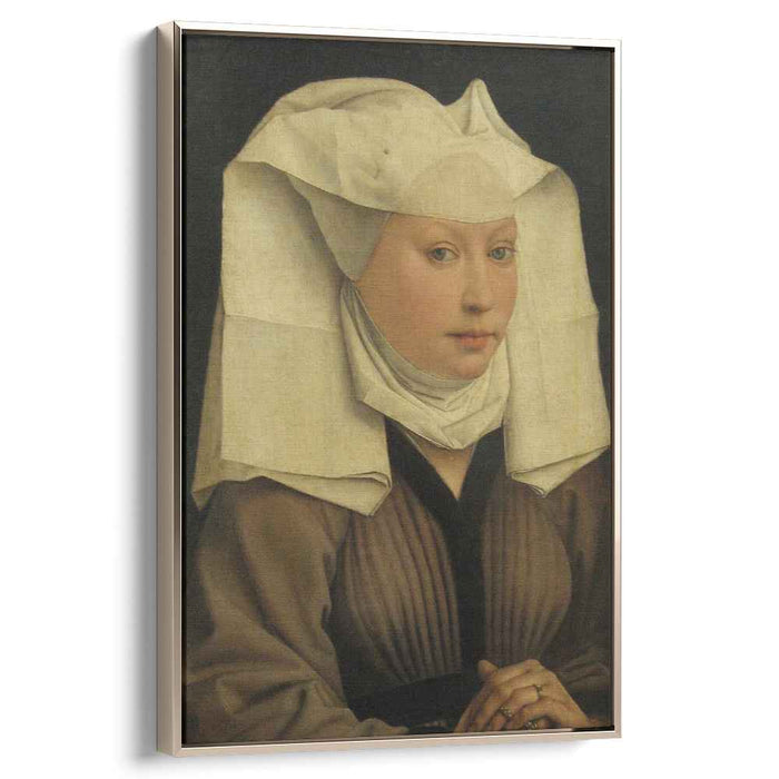 Portrait of a Young Woman in a Pinned Hat (1435) by Rogier van der Weyden