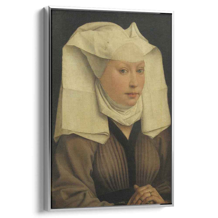 Portrait of a Young Woman in a Pinned Hat (1435) by Rogier van der Weyden