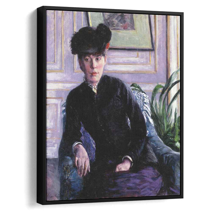 Portrait of a Young Woman in an Interior (1877) by Gustave Caillebotte