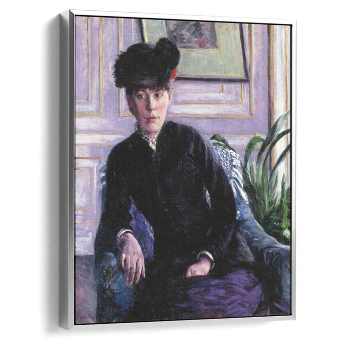 Portrait of a Young Woman in an Interior (1877) by Gustave Caillebotte