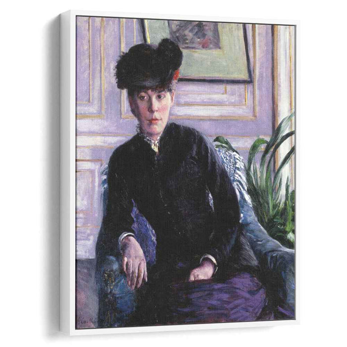 Portrait of a Young Woman in an Interior (1877) by Gustave Caillebotte