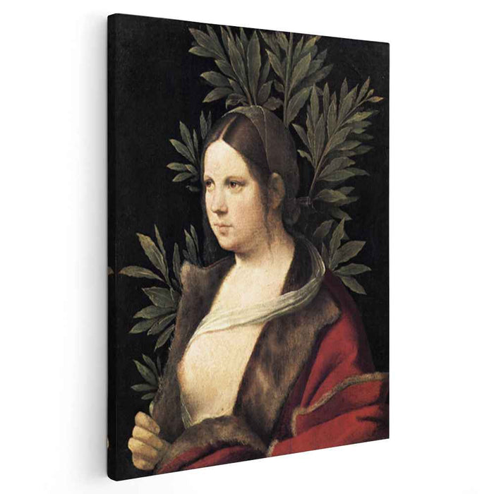 Portrait of a Young Woman (Laura) (1506) by Giorgione
