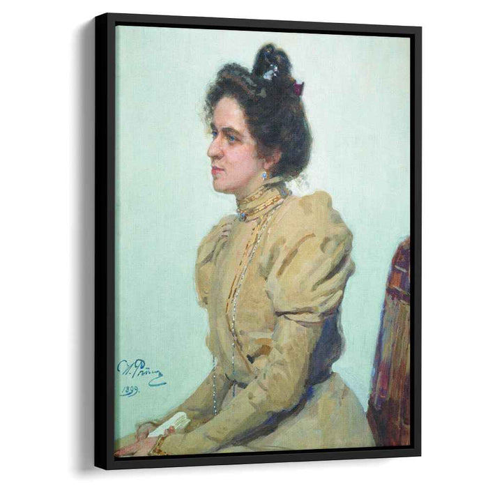 Portrait of actress Lyubov Sazonova-Shuvalova (1899) by Ilya Repin