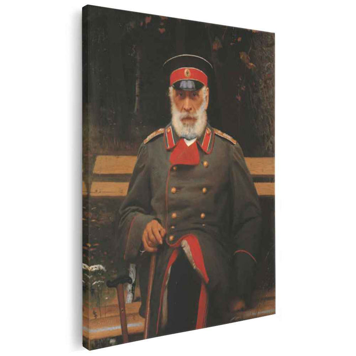 Portrait of Admiral Login Loginovich Heyden (1882) by Ivan Kramskoy