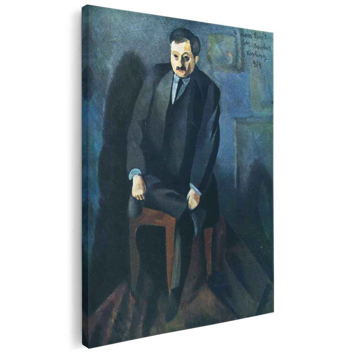 Portrait of Adolphe Basler (1914) by Moise Kisling