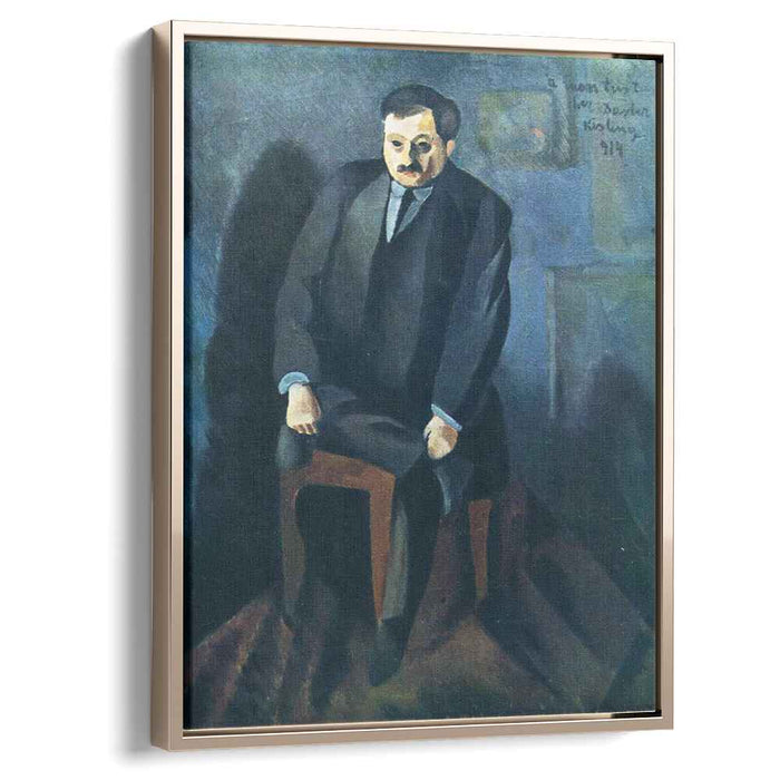 Portrait of Adolphe Basler (1914) by Moise Kisling