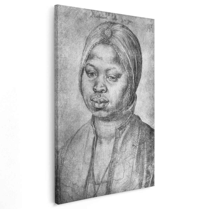 Portrait of African woman Catherine (1521) by Albrecht Durer