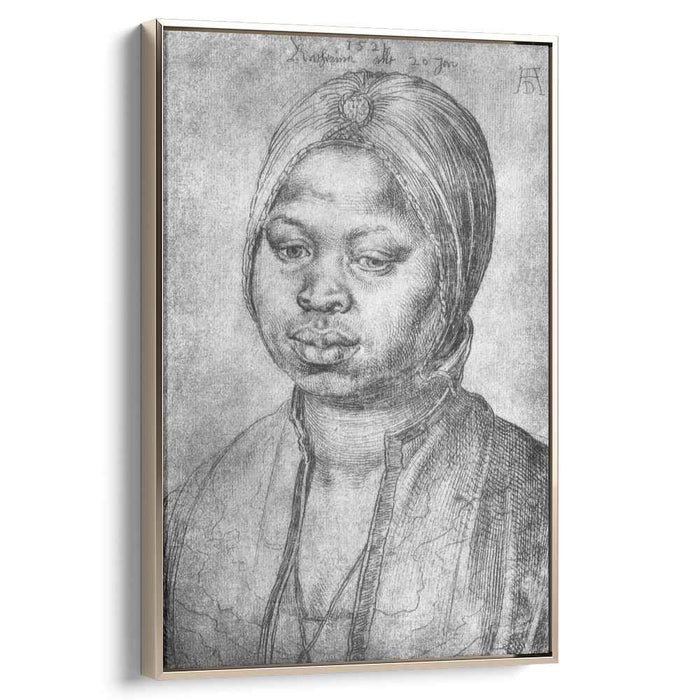 Portrait of African woman Catherine (1521) by Albrecht Durer